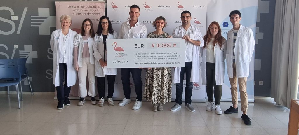 Donem 16.000 € per a la investigació del càncer de mama - SB Hotels